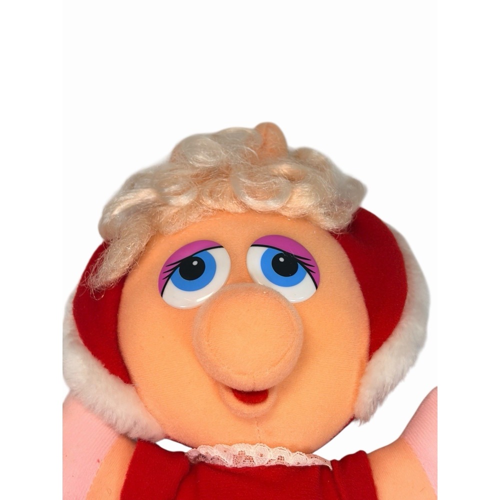 Vintage 1987 Jim Henson Baby Miss Piggy The Muppets 80's Toy Plush 9" - Picture 5 of 10
